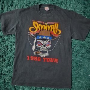 Vintage 1996 Lynyrd Skynyrd Tour Tee Doobie Brothers Southern Rock Shirt